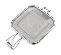 Panier à sandwich carré en acier inoxydable | Support pour sandwich, toast, panier profond spacieux pour griller pour la cuisson de la viande d'anniversaire
