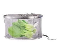 Panier à saumure d'assaisonnement, passoire de cuisine en acier inoxydable, support d' en maille, cage de trempage d'épices durable, filtre d'immersion d'arôme alimentaire, accessoire de cuisi