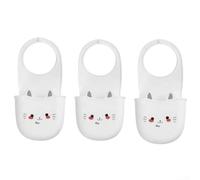 Panier à suspendre multifonction pour évier de cuisine pour éponges, brosses et plus encore, maximisant l'espace de comptoir (3 pièces)