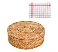 Panier à tortilla en rotin pour servir des tortillas fraîchement réchauffées lors des dîners de semaine ou brunch du w nd