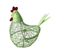 Panier à œufs en métal, support à œufs en fil de fer de ferme, rangement de | Support de rangement pour œufs de ferme pour cuisine, poulailler, jardin, jardin, Pâques, fruits, légumes et collation