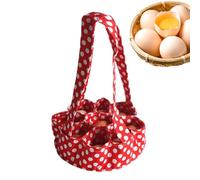 Panier à œufs en tissu - Sac à œufs portable avec 7 poches | Récipient de rangement de ferme pour recueillir et transporter des œufs, collecteur de nourriture pratique pour femme au foyer, jardin