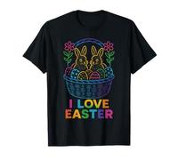 Panier à œufs « I Love Easter Bunny Delight » T-Shirt