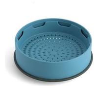 GreenPan – Panier à vapeur Steamy 2-en-1 – Silicone antiadhésif Ø24 cm – Bleu, sans PFAS