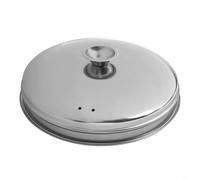 Panier à vapeur en acier inoxydable avec couvercle pour une utilisation avec 16 pots de 18,5 et 20 cm pour cuire à la vapeur des légumes, du riz, des fruits de mer et plus encore sans huile (couvercle