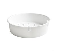 Panier à vapeur pour cuiseur à riz et four à vapeur, accessoires en plastique pour cuire à la vapeur les légumes, les fruits de mer, les œufs et les puddings cuits à la vapeur (4 à 5 L)