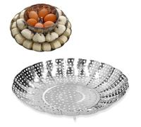 Panier à vapeur pour légumes,panier cuisson en acier inoxydable extensible | Panier vapeur pliable et extensible, insert de cuisson pour casserole, outil de cuisine pour cuisiner à la vapeur légumes