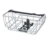 Basil Portland Mik Rear Basket 25l Argenté Silver