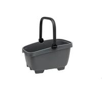Panier arrière plastique recycle Newlooxs Clipper Racktime 490x370x290mm Gris