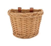 Panier à vélo en osier naturel Grand modèle