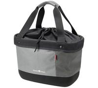 Panier à vélo KLICKfix Alingo gris 26x24x38 cm