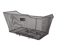 Panier à vélo M-Wave BA-RM XXL noir en acier à mailles fines - 29 litres