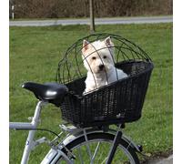 Panier À Vélo Trixie Pour Chiens 35x49x55 Cm Noir, Grille, Support Pour Chiens