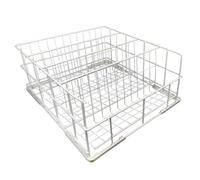 Panier à verres Morleo Panier en treillis métallique 400 x 400 mm - 4 rangées | Fabriqué en UE | pour la restauration | Qualité professionnelle pour les lave-vaisselle professionnels