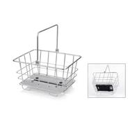 Panier alu pour porte-bagages système XLC Argenté