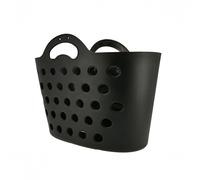 Hapo-G - Panier Trendy One pour vélo - Fixation Porte-Bagages - Noir - Souple et Moderne - 13,5L - Installation Rapide par Crochet - Léger et Stable - Compatible E-Bike - Idéal pour Courses urbaines