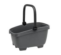 Panier ar plastique recycle newlooxs clipper anthracite 28l racktime 490x370x290