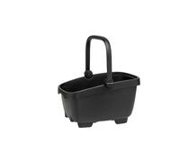 Panier ar plastique recycle newlooxs clipper noir 28l racktime 2.0 490x370x290mm