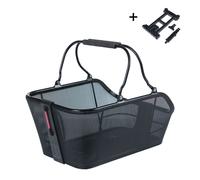 Basil Cento Tech Fiber Nordlicht Mik Rear Basket 21l Noir Solid Black