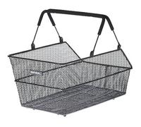 Panier arrière - BASIL - Cento Multi-System - Acier maille fine - Noir - Compatible MIK/Racktime/i-Rack