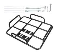 Panier Arrière De Vélo - Assemblage Amovible Pratique | Siège De Porte-Bagages Robuste Et Pliable, Léger, 30x25cm, Rangement Sûr, Voyage, Shopping, Camping, Transport Urbain, Sac À Dos, Utilisation