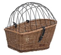 vidaXL Panier arrière pour vélo avec couvercle 55×31×36 cm Saule naturel
