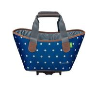 Panier arrière de vélo avec système d''ancrage et motif imprimé AGENTHA 2.0 15L