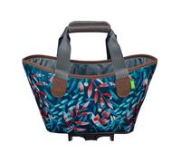 Panier arrière de vélo avec système d''ancrage et motif imprimé floral AGENTHA 2