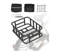 Panier Arrière De Vélo De Taille Moyenne-Vevor-Avec Filet De Chargement-Doublure Et Housse Imperméable Multicolore