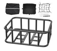 Panier Arrière de Vélo - DUOKU - Taille Moyenne - Housse Imperméable - 100 lb de Capacité - Noir