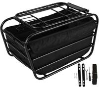 Panier arrière de vélo pour Chiens et Chats Petits et Moyens, Transporteur pour Animaux avec Doublure Amovible, Panier de Chargement Robuste à Fixation arrière,Small