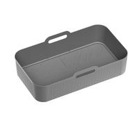 Panier arrière en silicone - Panier à pâtisserie, doublure rectangulaire en tôle | Doublure en silicone réutilisable pour friteuse à air friteuse à air antiadhésive Panier à pâtisserie pour cuisine