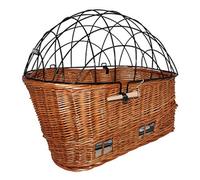 PANIER ARRIERE OSIER BASIL POUR CHIEN 45CM (LIVRE AVEC FIXATION ETAU PORTE