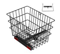 Panier Arrière Pour Scooter-Duoku-Chargement En Fil Métallique Robuste-Avec Poignée-Compatible Avec Récepteur 1 Po Multicolore