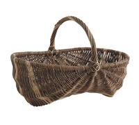 Panier - Aubry-Gaspard - Bourguignon - Osier brut et blanc - 35x25x11-23 cm - Mixte