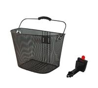 Panier av a clips acier maille city noir avec anse 340x250x260mm (fix.rapide pot