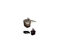 Panier av a clips pliable tissus avec anse noir (fixation cintre diam. 22/25.4mm)