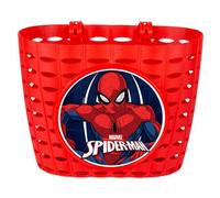 Panier av enfant plastique disney spider man rouge fixation par sangle