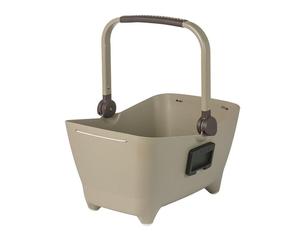 PANIER AV.POUR CHIENS BASIL BUDDY AV.SUPPORT KF PLAST.BEIGE - 20030 -