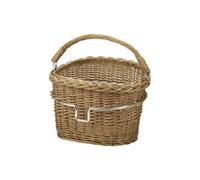 Panier avant à clips tresse Klickfix Osier 34 x 27 x 26 cm Marron