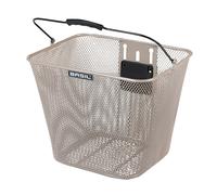 PANIER AVANT ACIER NID ABEILLE BASIL BILBAO BEIGE AMOVIBLE AVEC POIGNEE