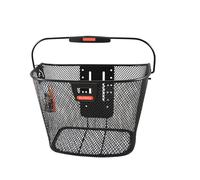 KLICKFIX UNI Panier avant avec support de lumière, Noir - Noir