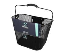 Panier avant acier nid abeille newton noir fixation rapide clips rpd 25,4-31,8mm