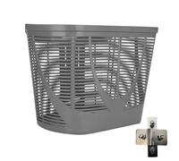 Panier avant de cycle, panier de guidon en plastique en forme de croissant | Ours à chargement frontal pour animaux de compagnie / chien de chat | Élégant rack de trottinette avec grande capacité pour