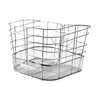 Panier Avant de vélo électrique en Fil d'acier, Panier de vélo for épicerie for Animaux de Compagnie et Scooter, Ajustement Universel for vélos électriques(B)
