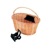 Panier avant en osier GES - Ø25,4 Ø31 - Clips - Vélo loisir