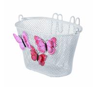 Panier avant enfant basil jasmin blanc acier pour 12 a 20 pouces fixation croche
