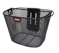 Klickfix Narrow Mesh Basket 16l Noir Black