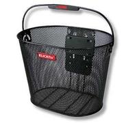 Panier avant KLICKFIX Oval Plus pour vélo sur route - Noir - 7 kg de charge maximale