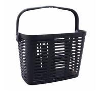 Panier Avant Plastique Noir Avec Anse Fixation 60mm Systeme Clips (Avecadaptateur 22-26-32) - Poids Max 5 Kgs Multicolore